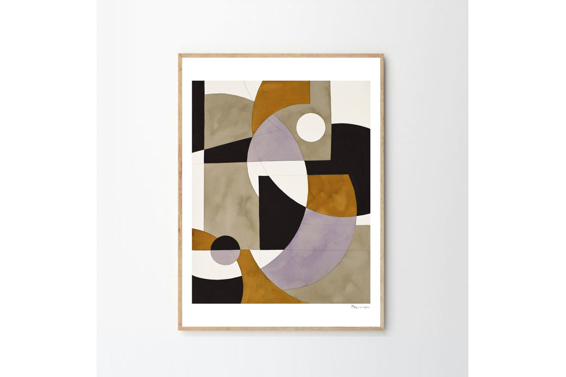ポスター/アートプリント 50×70cm Composition 02 – CHLOROS