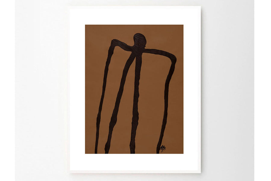 【在庫限り】ポスター/アートプリント　40×50cm　Abstract Man No 01