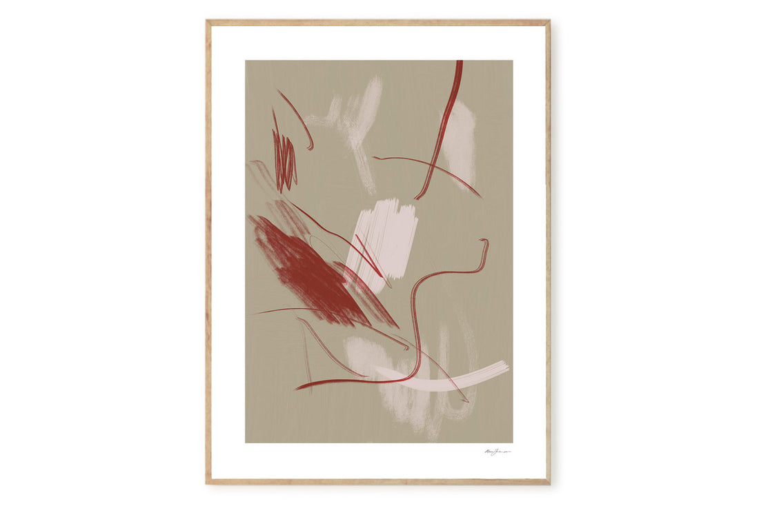 ポスター/アートプリント　50×70cm　Pink Thoughts