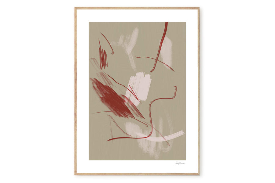 ポスター/アートプリント　50×70cm　Pink Thoughts