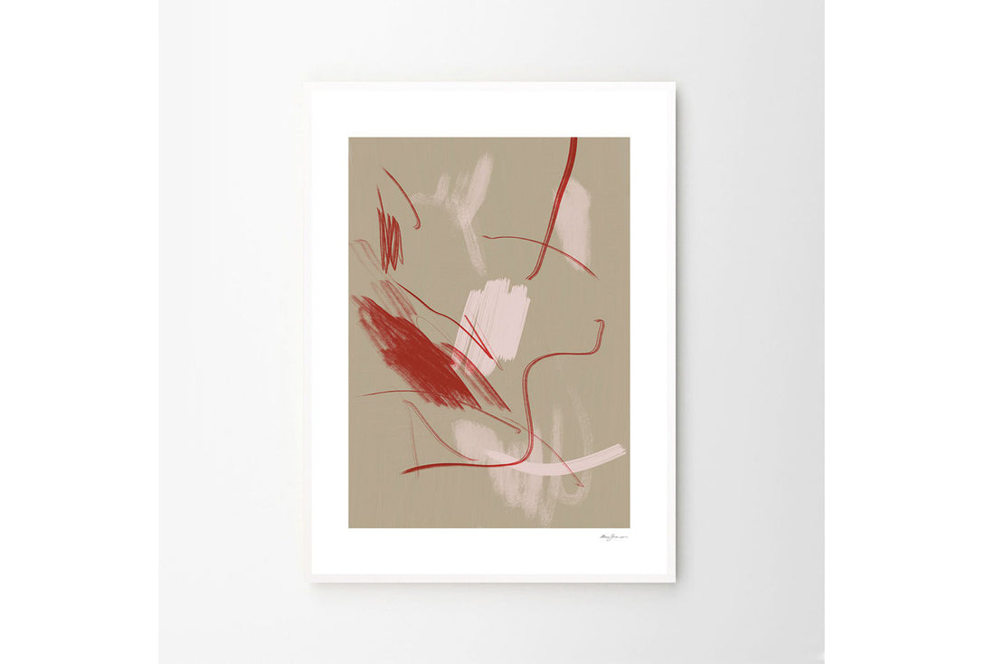ポスター/アートプリント　50×70cm　Pink Thoughts