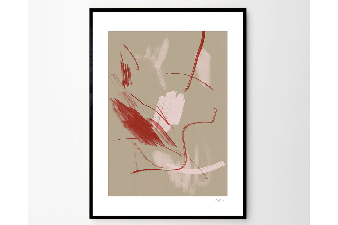 ポスター/アートプリント　50×70cm　Pink Thoughts