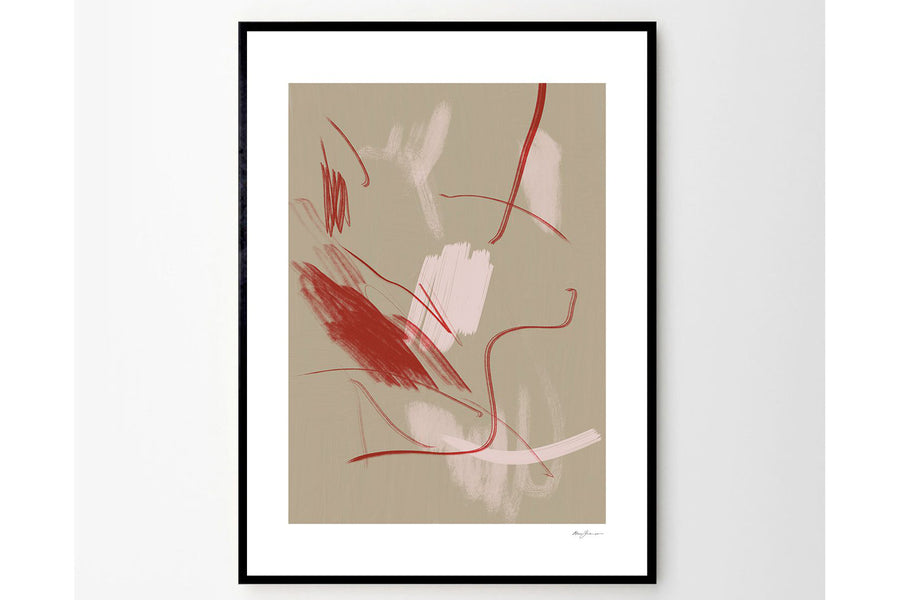 ポスター/アートプリント　50×70cm　Pink Thoughts