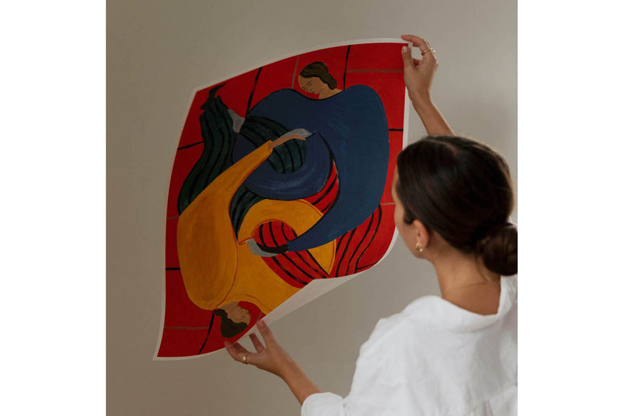 ポスター/アートプリント　30×40cm　Hold You – Red