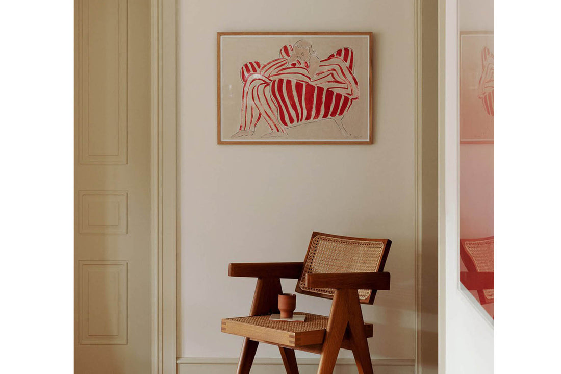 ポスター/アートプリント　30×40cm　Red Chair