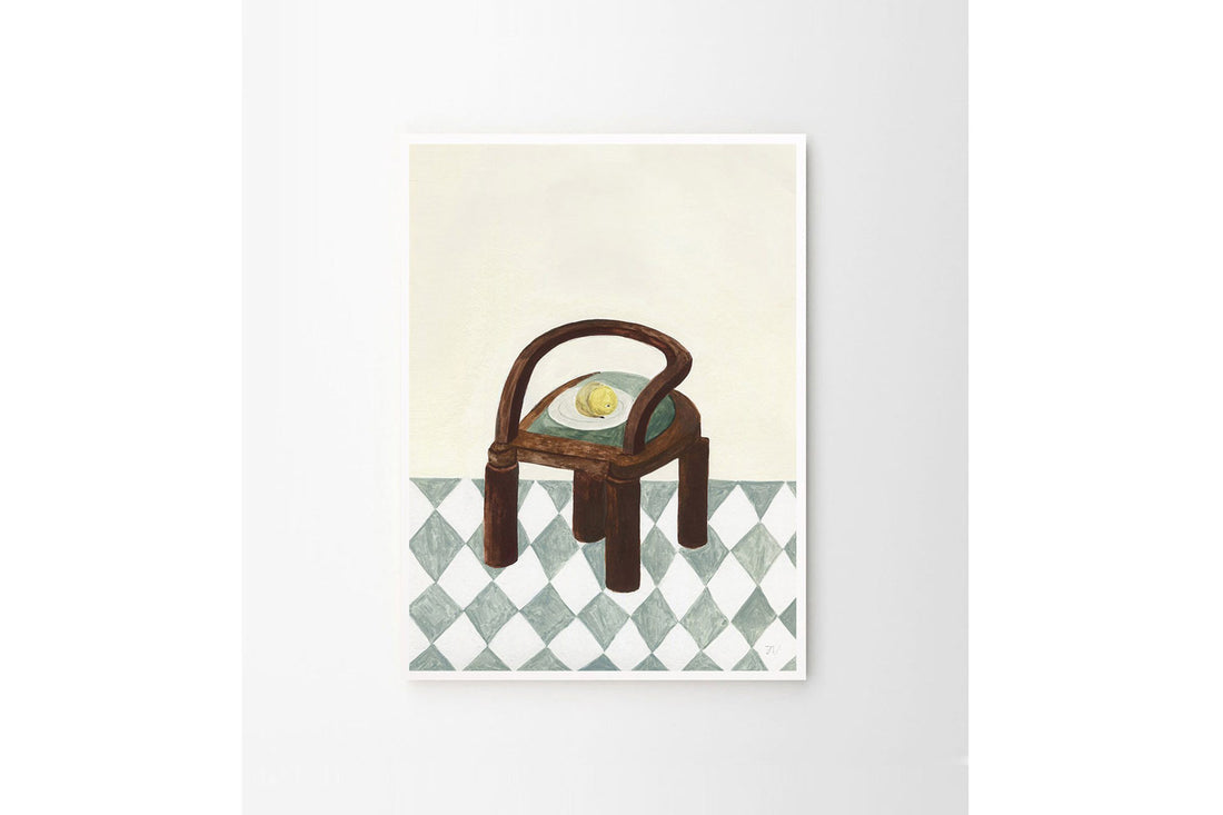 ポスター/アートプリント　30×40cm　Chair with Fruit