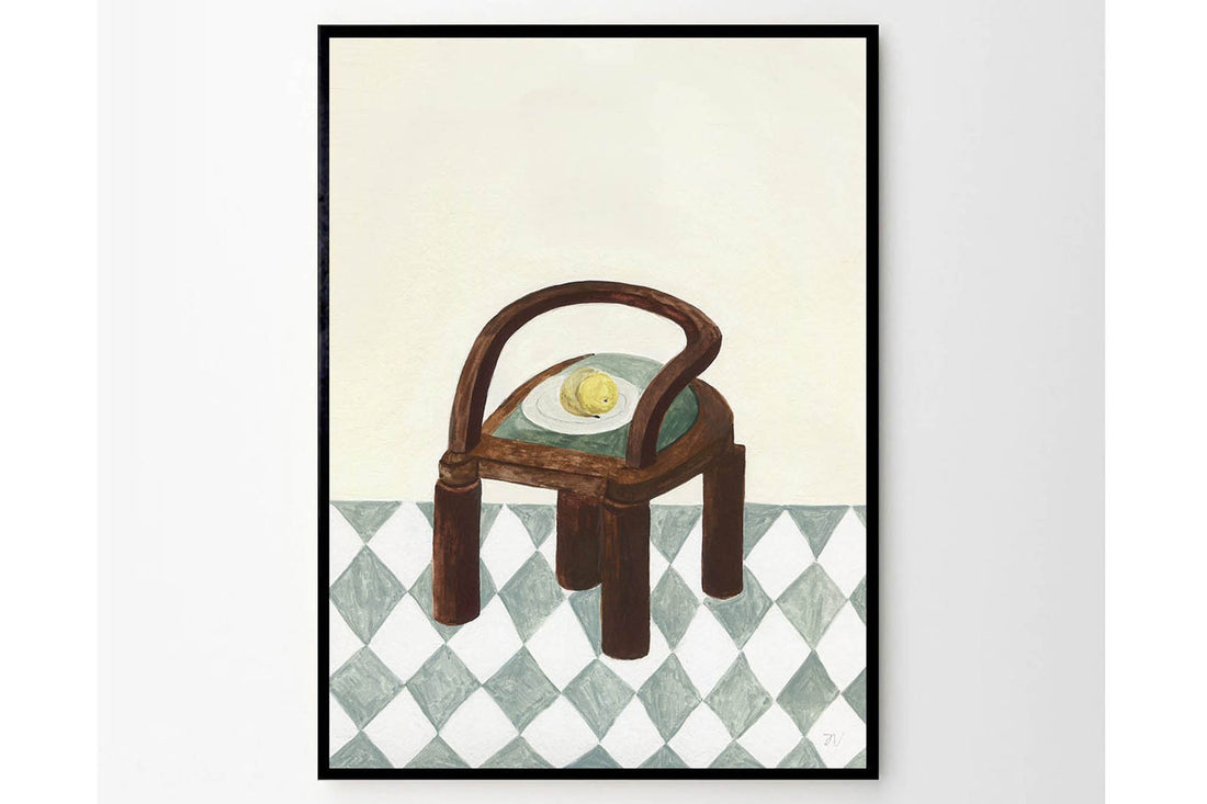 ポスター/アートプリント　30×40cm　Chair with Fruit