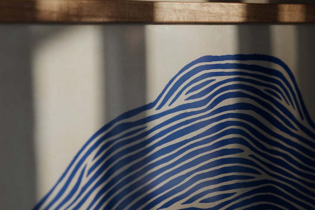 ポスター/アートプリント　50×70cm　The Line – Navy
