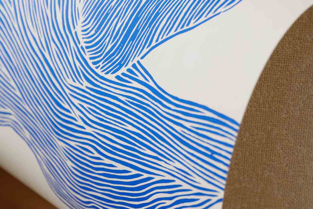 ポスター/アートプリント　50×70cm　The Line – Navy