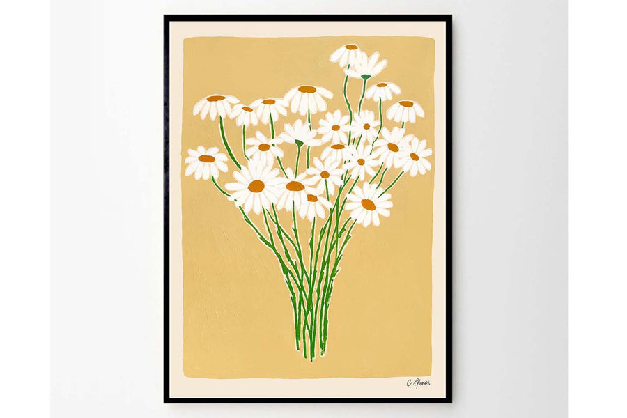 ポスター/アートプリント　30×40cm　Daisies