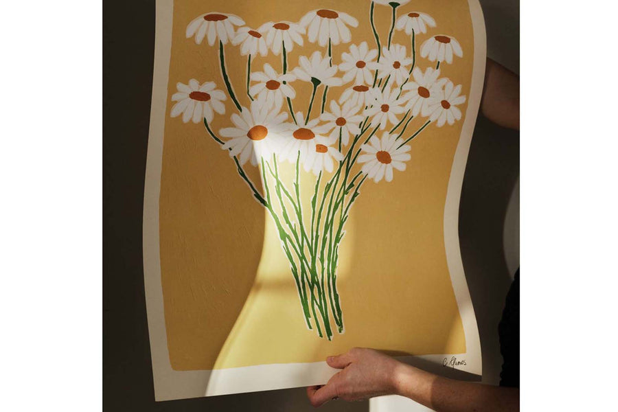 ポスター/アートプリント　30×40cm　Daisies