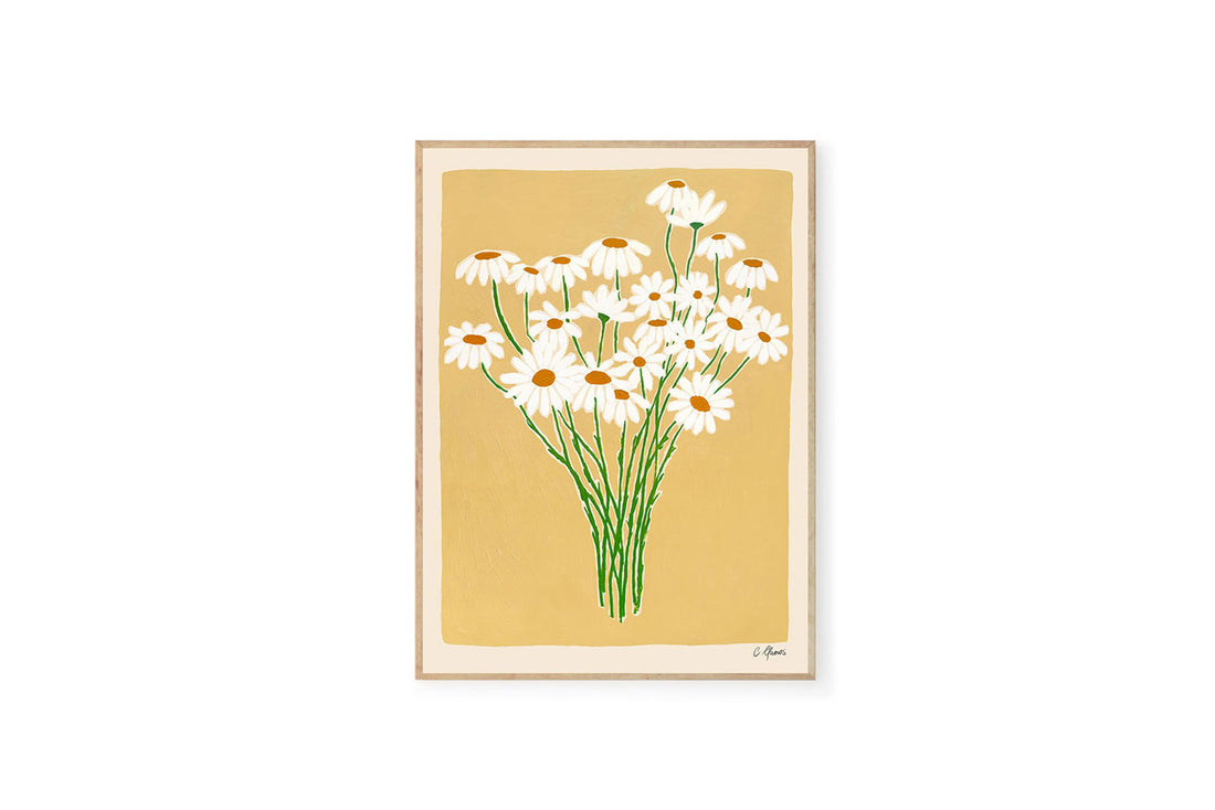 ポスター/アートプリント　A4　Daisies