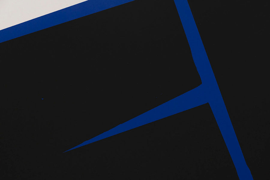 ポスター/アートプリント　50×70cm　Blue Geometric 02