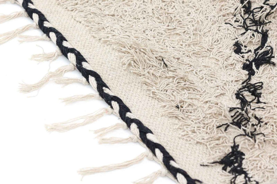 ベニワレンデザインのコットン製ラグ/絨毯　Kuba　200×140cm