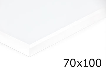 天然木製　フレーム幅の細いポスターフレーム/額縁　ホワイト　70×100cm