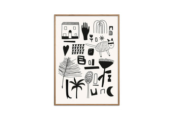 ポスター/アートプリント　30×40cm　Silvia - Home
