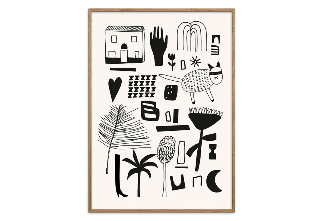 ポスター/アートプリント　50×70cm　Silvia - Home