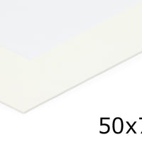 PassepartOut　額装用窓抜きマット台紙　50×70cmフレーム用　ホワイト