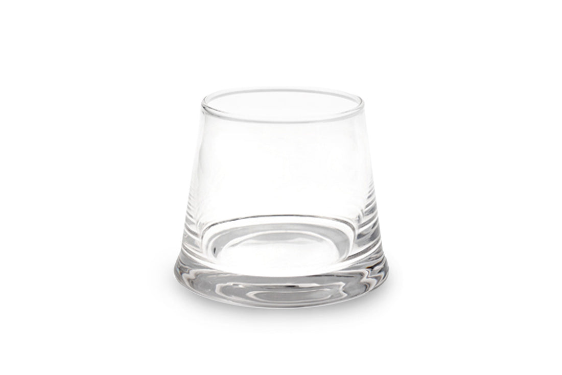 シンプルなクリアガラスのティーライトホルダー　Falmark　Sサイズ