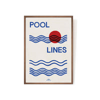 ポスター/アートプリント　A2　Pool Lines
