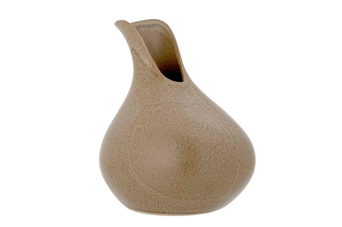 有機的な形状のフラワーベース/花瓶　Amina　ブラウン