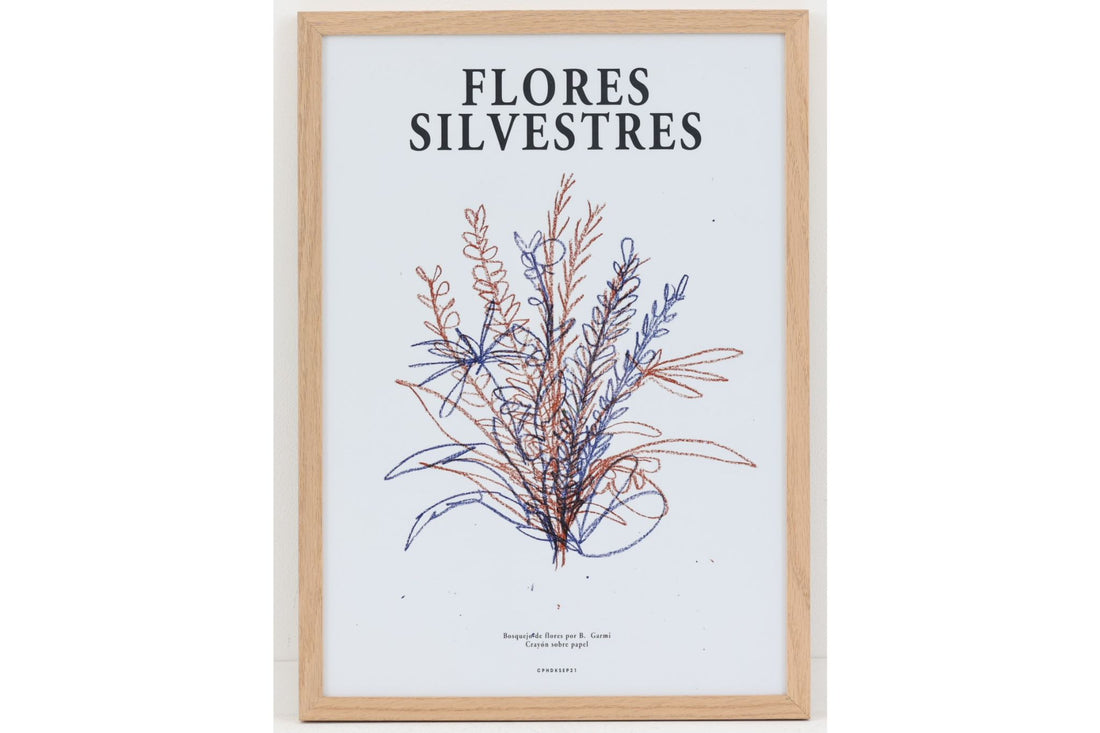Silvestres　Flores　–　フレーム付き　CHLOROS　訳ありアウトレット品】ポスター/アートプリント　A3