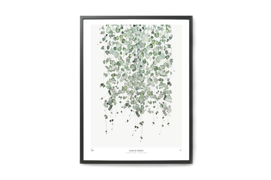 ポスター/アートプリント　30×40cm　BOTANICS / Chain of Hearts