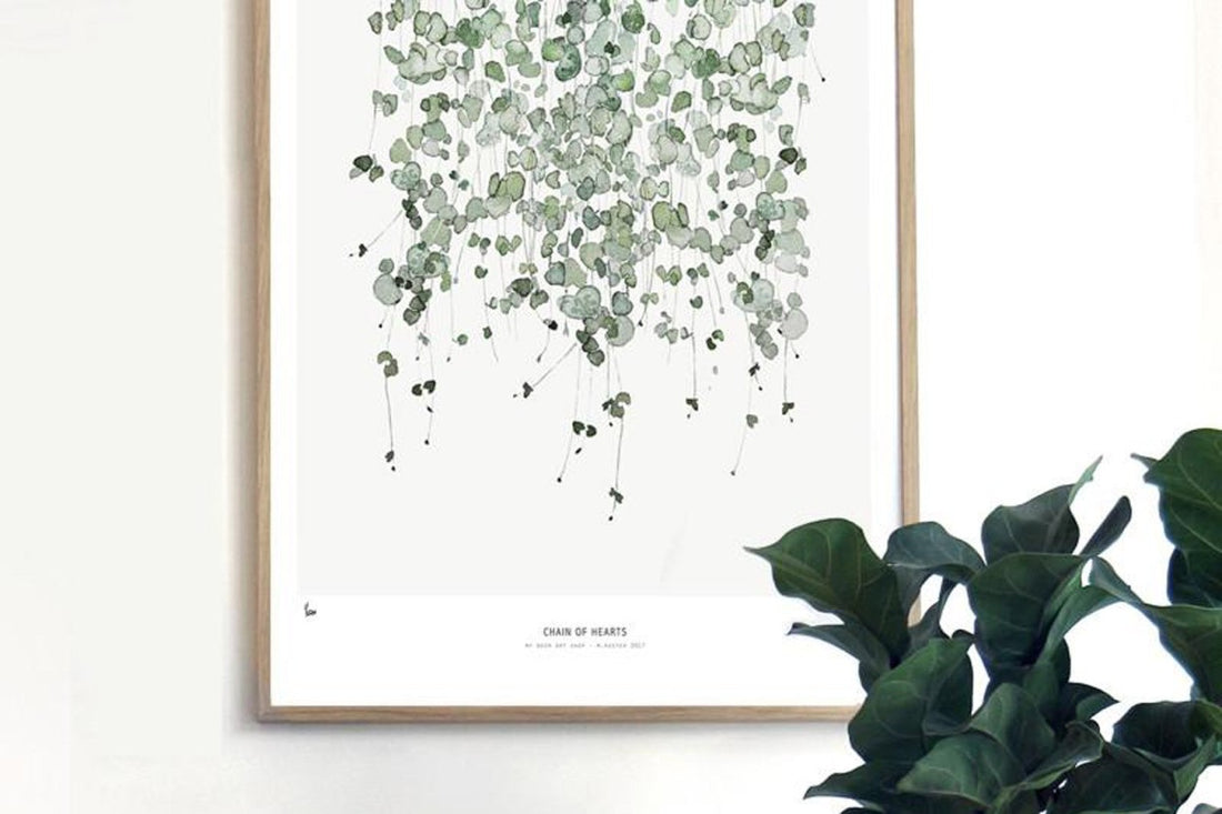 ポスター/アートプリント　30×40cm　BOTANICS / Chain of Hearts