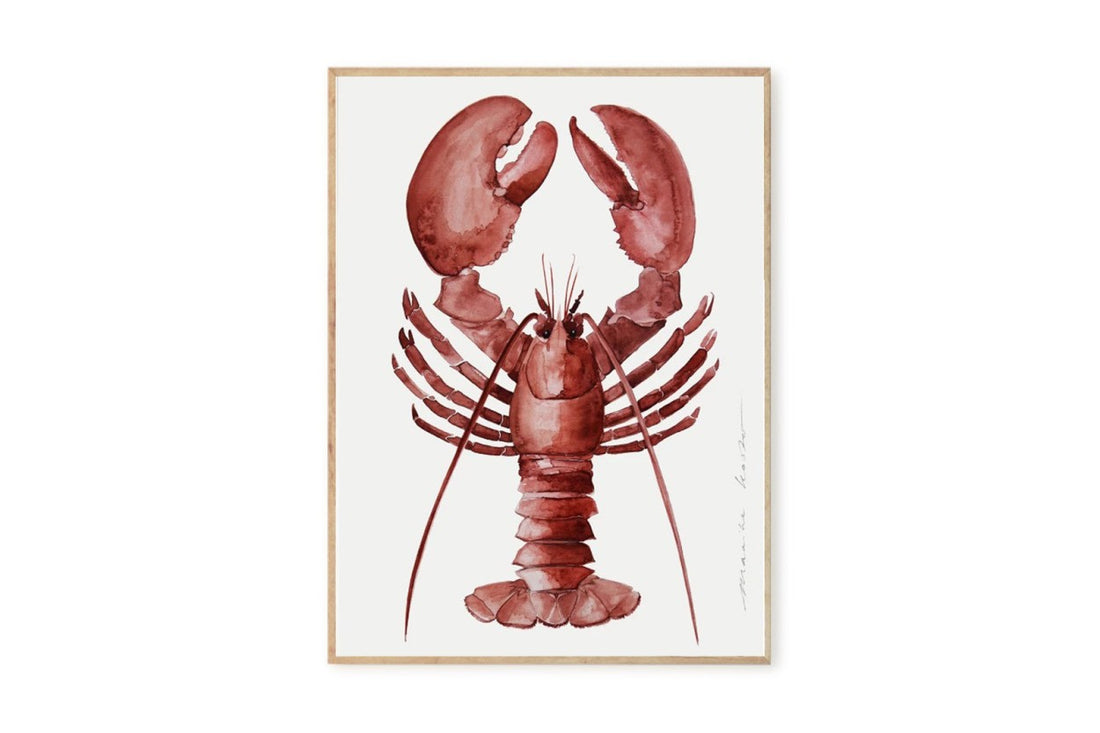 【在庫限り】ポスター/アートプリント　30×40cm　Lobster　(Limited edition #250)