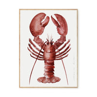 【在庫限り】ポスター/アートプリント　30×40cm　Lobster　(Limited edition #250)