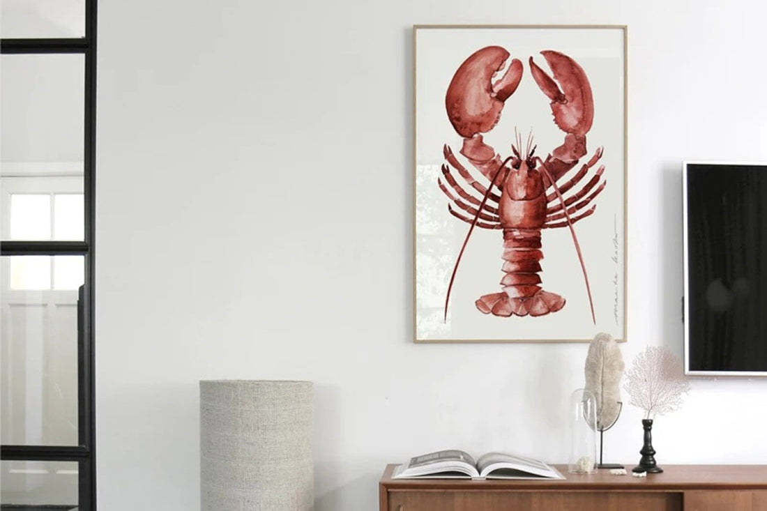 【在庫限り】ポスター/アートプリント　50×70cm　Lobster　(Limited edition #250)
