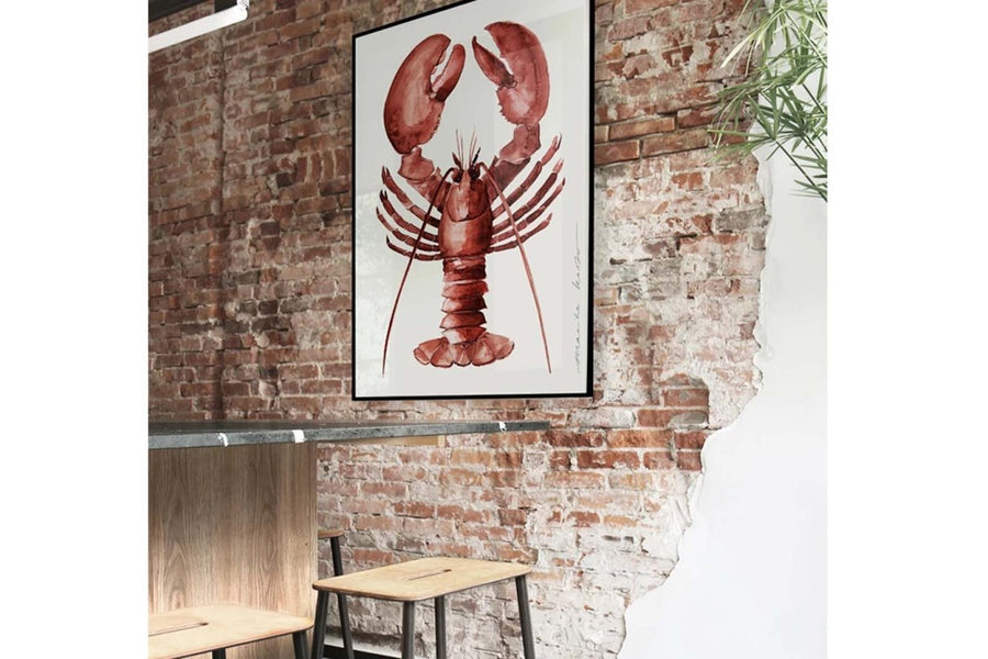 【在庫限り】ポスター/アートプリント　50×70cm　Lobster　(Limited edition #250)