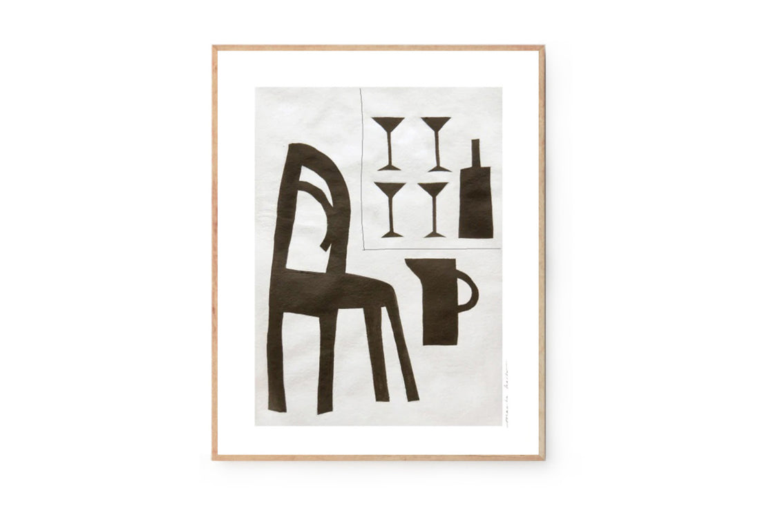 ポスター/アートプリント　40×50cm　Sur la terrasse　(Limited edition #250)