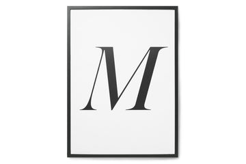 アルファベット　ポスター/アートプリント　50×70cm　Caledonia Jane - M
