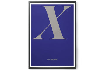 【在庫限り】アルファベット　ポスター/アートプリント　70×100cm　ILT5-X