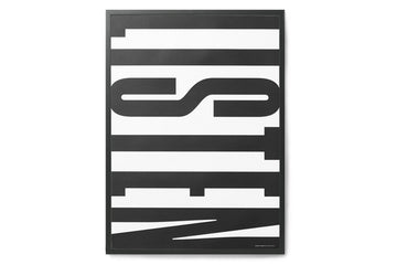 アルファベット　ポスター/アートプリント　50×70cm　ST - LISTEN