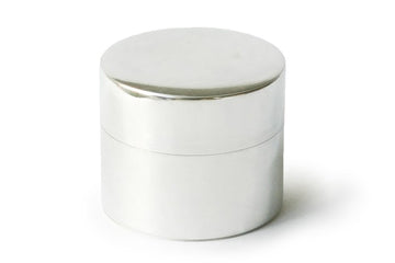 ブリキ製　収納ボックス　丸缶Lサイズ