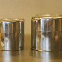 ブリキ製　茶缶/小物入れ　丸缶Sサイズ
