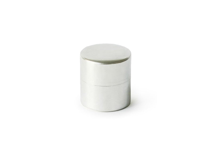 ブリキ製　茶缶/小物入れ　丸缶SSサイズ