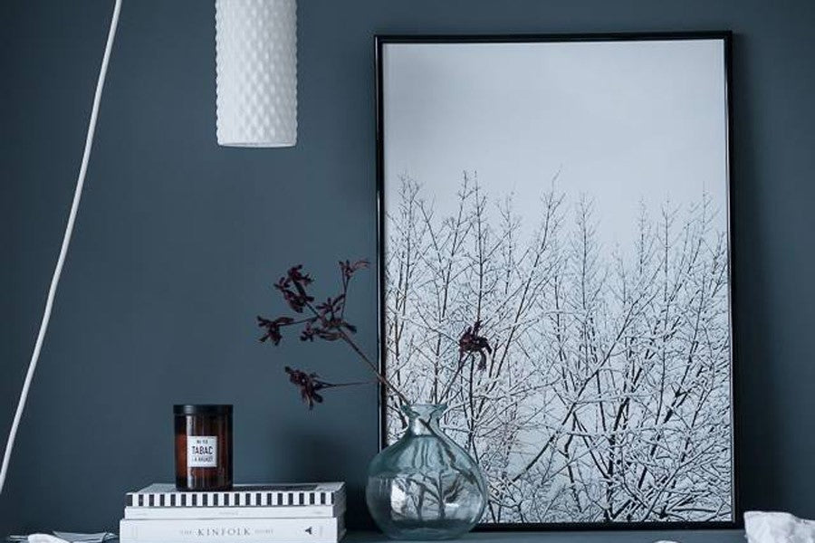 ポスター/アートプリント　50×70cm　Snowy Tree