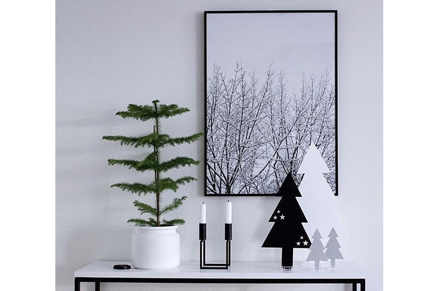 ポスター/アートプリント　50×70cm　Snowy Tree