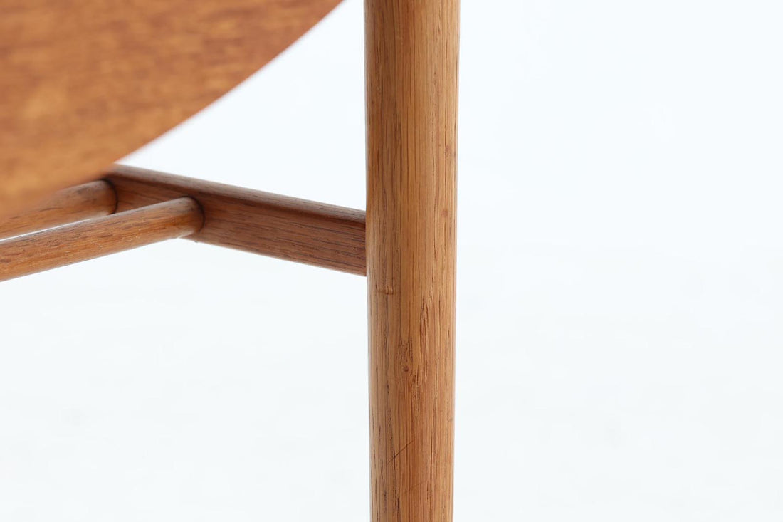 デンマーク製　バタフライサイドテーブル　チーク×オーク材　北欧家具ビンテージ