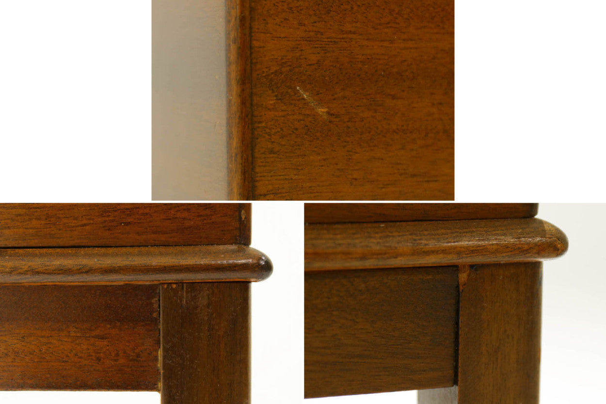 北欧より買い付けたソーイングテーブルです。本体には良質なマホガニー材が使用されています。天板を開けると使い勝手の良い収納部がございます。お部屋に置くだけで雰囲気を変えてくれそうです。