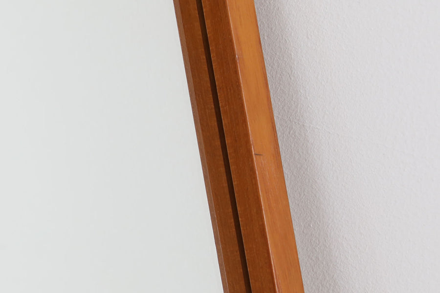 デンマーク製 チーク材ミラー 壁掛け/立掛け 高さ78cm 北欧 デンマーク製 チーク材ミラー 壁掛け/立掛け 高さ78cm 北欧