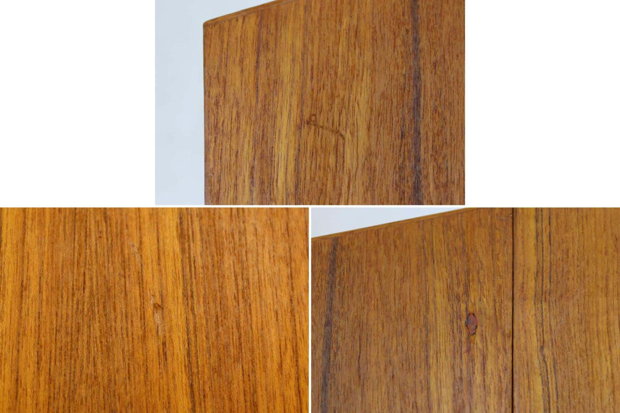 デンマークで買い付けました。天板の大きさは拡張出来、キャスターも付属していますので、使い勝手が良さそうです。