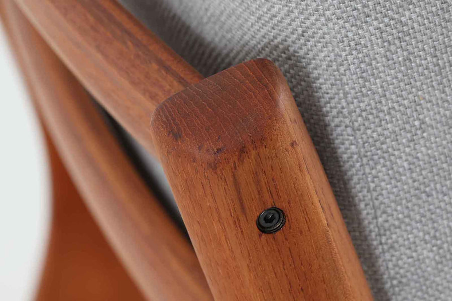 Ole Wanscher(オーレ・ヴァンシャー)　Model169　シングルソファ　チーク材　CADO　デンマーク製　北欧家具ビンテージ