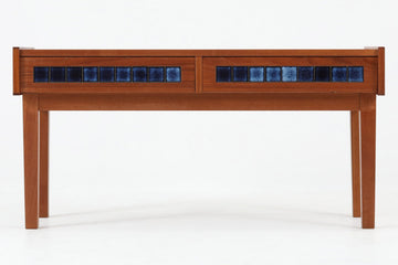 デンマーク製　小ぶりなローボード/サイドボード　チーク材　幅90cm　北欧家具ビンテージ