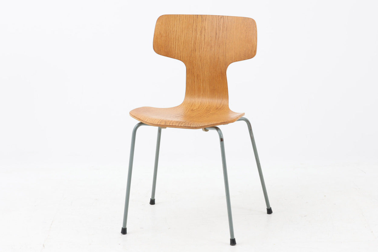 稀少 フリッツハンセン Tチェア ヴィンテージ アルネ・ヤコブセン デンマーク Fritz Hansen(フリッツ・ハンセン) Tチェア オーク材 Arne Jacobsen