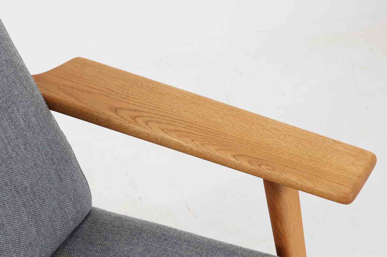 北欧家具ビンテージ GE290A ハイバックソファ オーク材 Hans J.Wegner