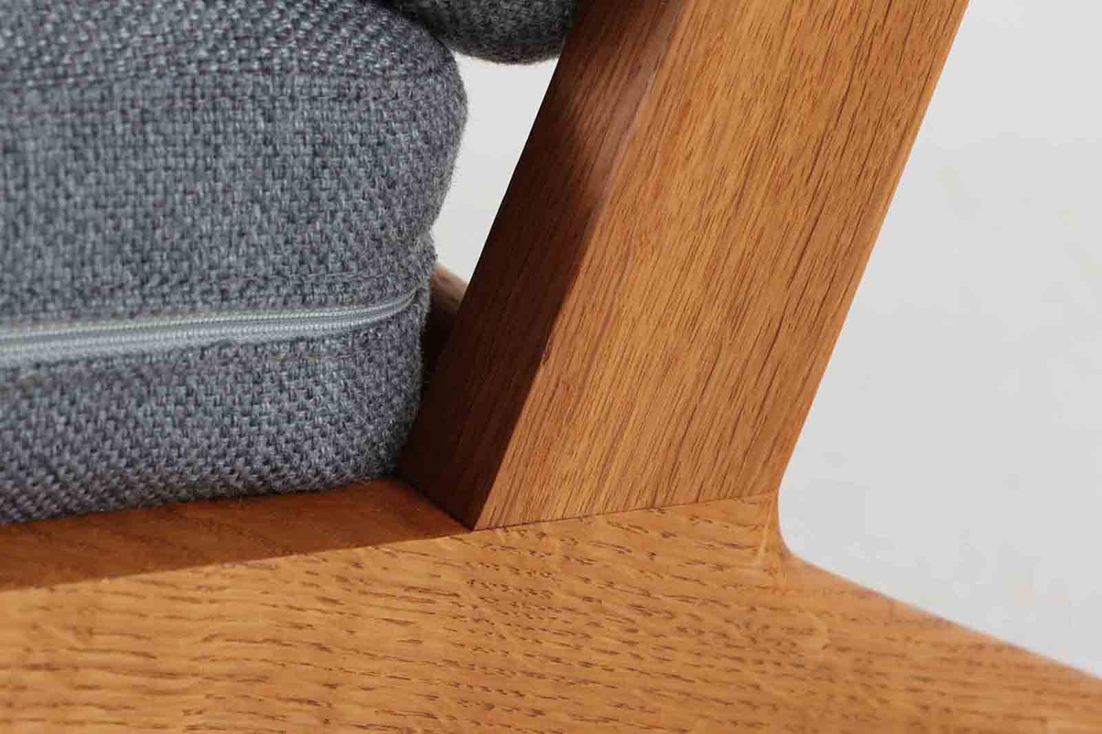 北欧家具ビンテージ GE290A ハイバックソファ オーク材 Hans J.Wegner